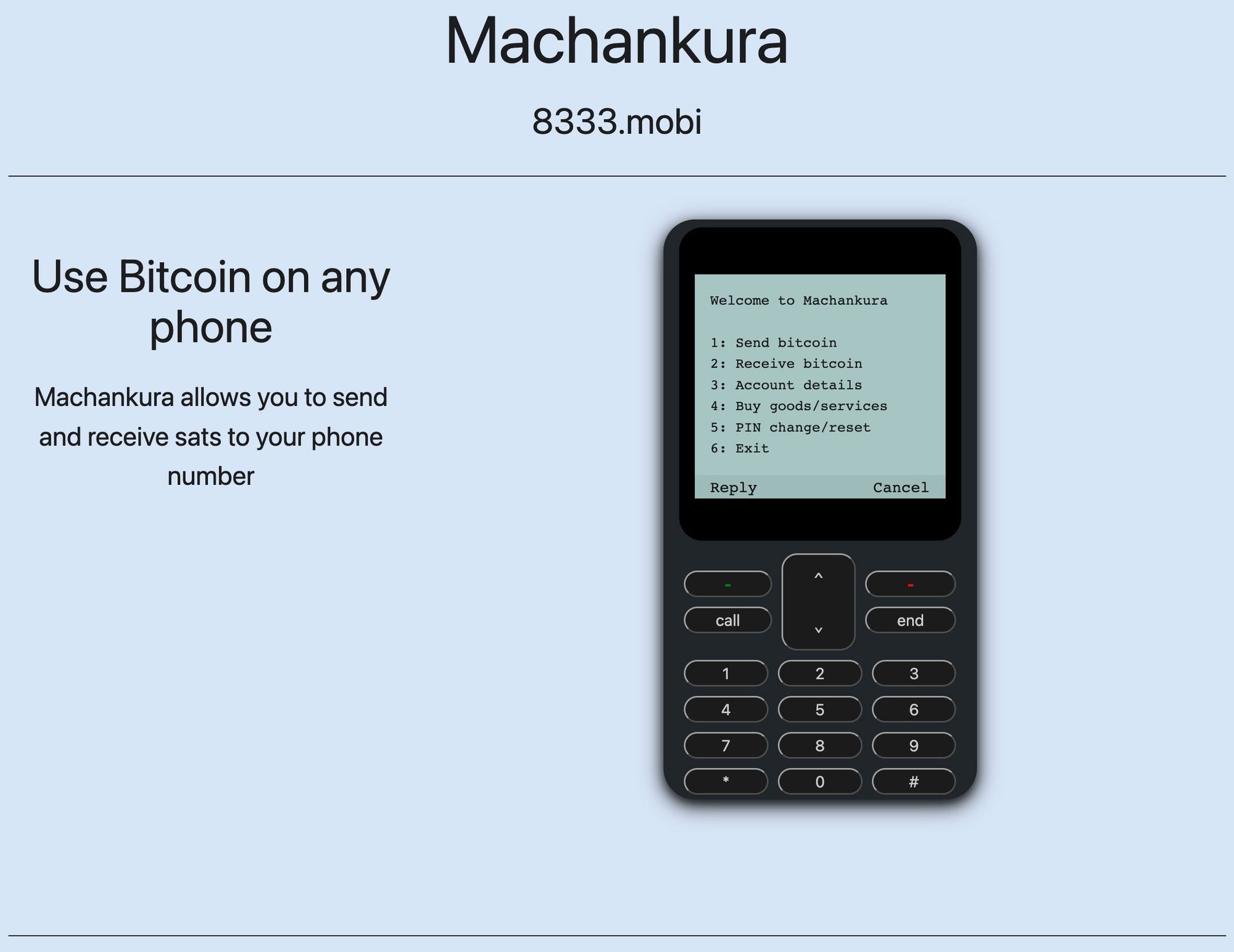 Machankura's “mobile money” bitcoin service