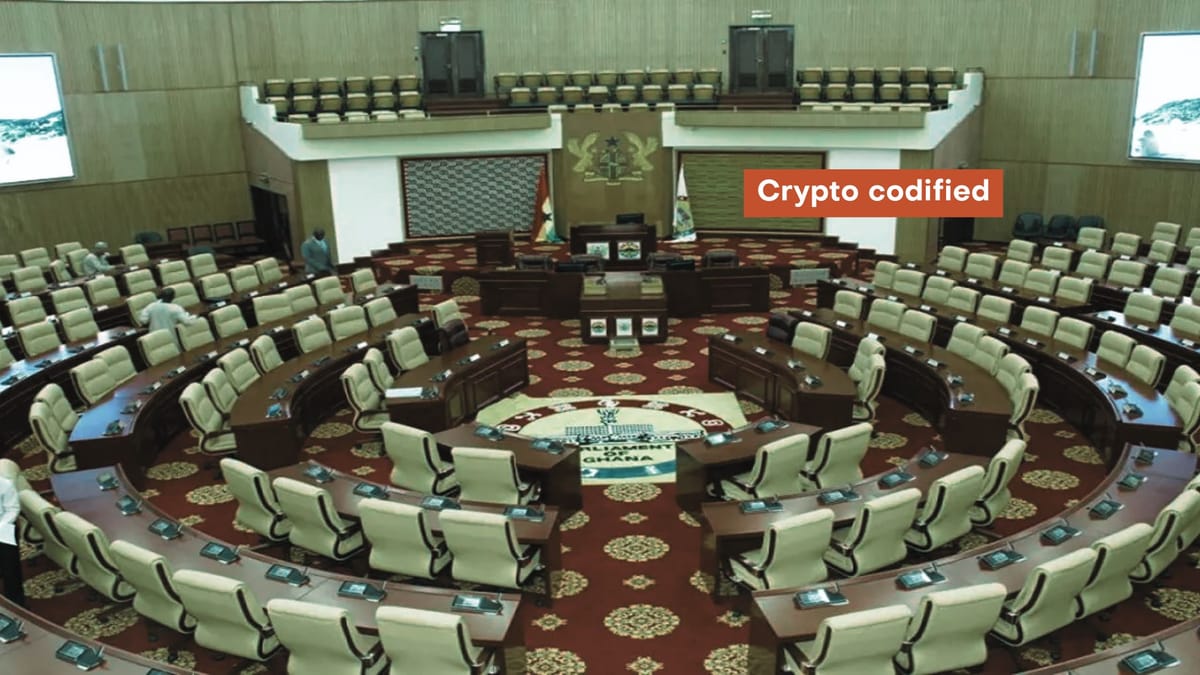 Ghana passes law to regulate crypto and its service providers